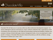 Tablet Screenshot of chocolatevilla.com